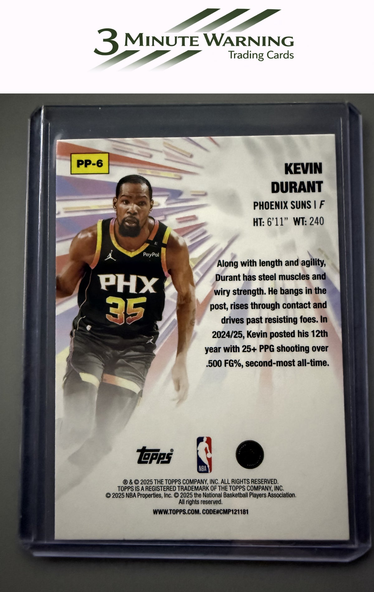2025-26 Topps #PP-6 Kevin Durant Power Players