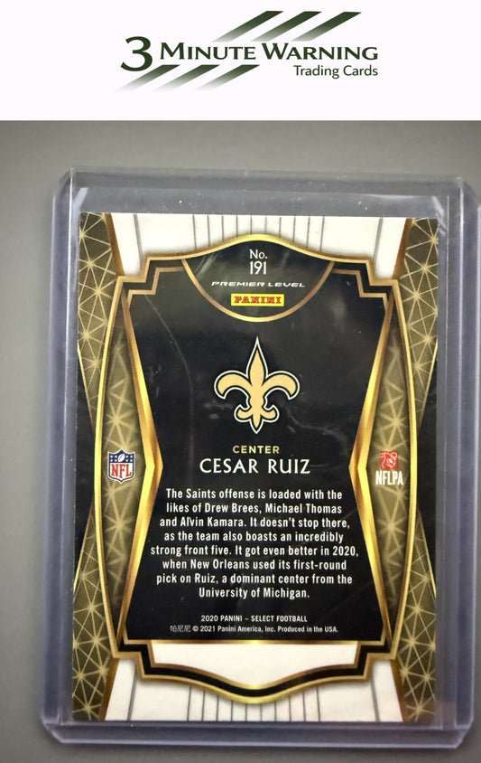 2020 Panini Select #191 Cesar Ruiz