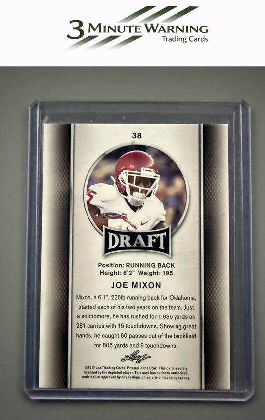 2017 Leaf Draft #38 Joe Mixon