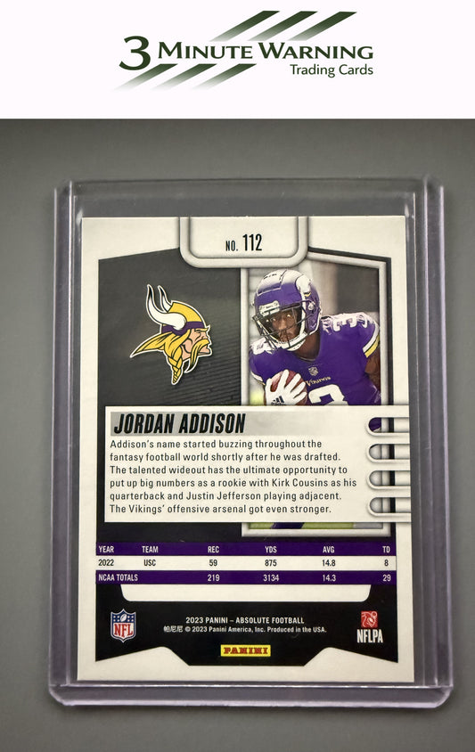2023 Panini Absolute #112 Jordan Addison Retail