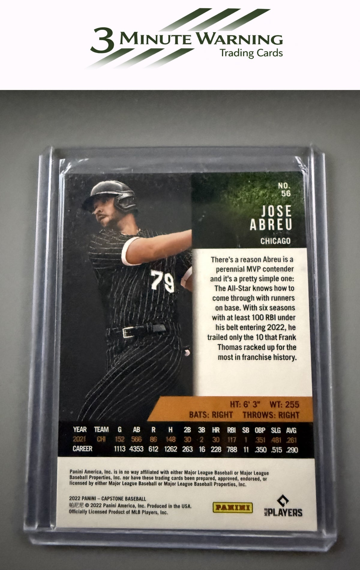 2022 Panini Capstone #56 Jose Abreu