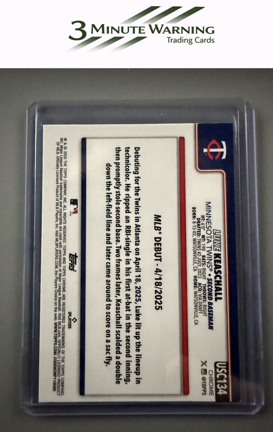 2025 Topps Chrome Update #USC134 Luke Keaschall X-Fractors