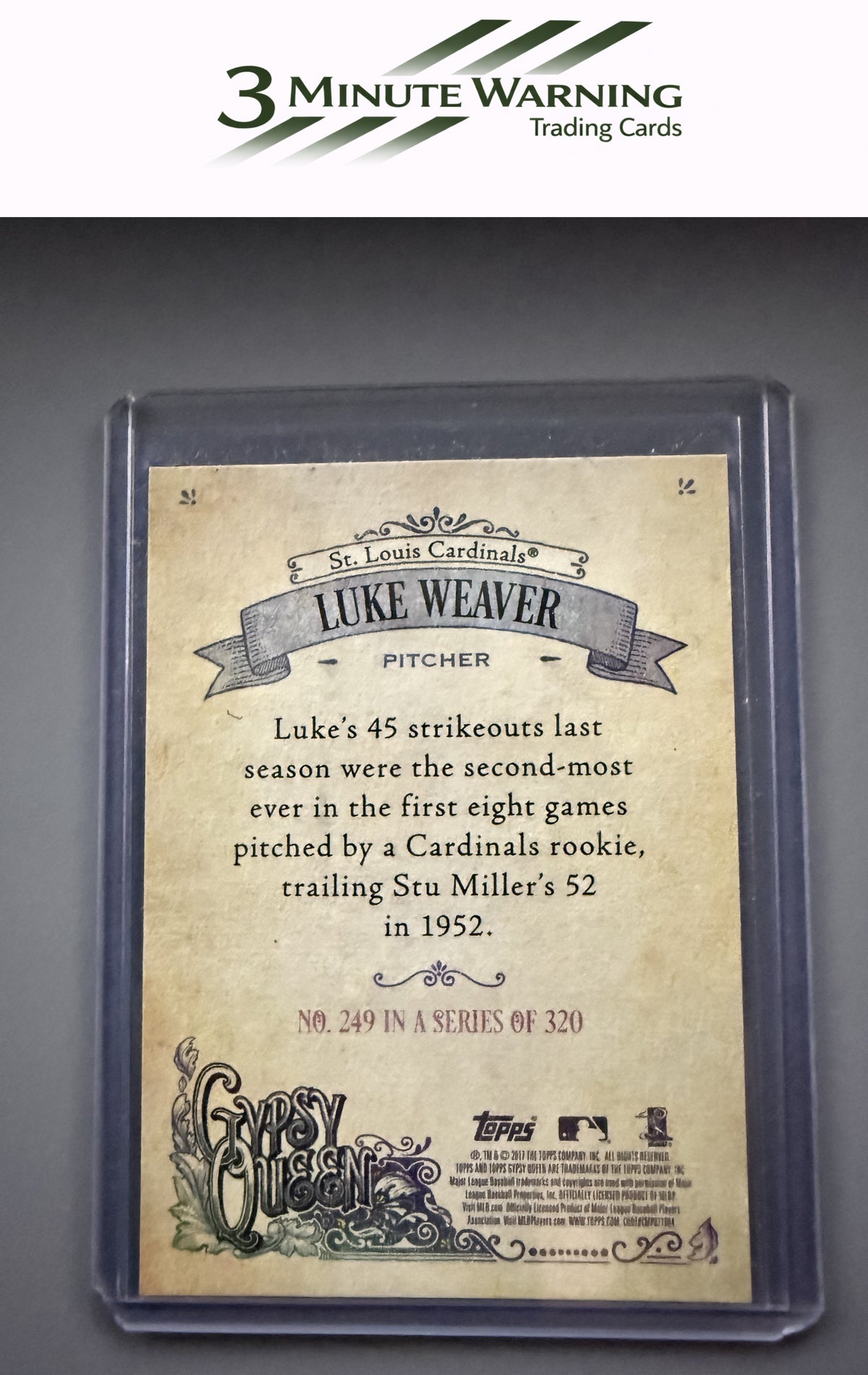 2017 Topps Gypsy Queen #249 Luke Weaver