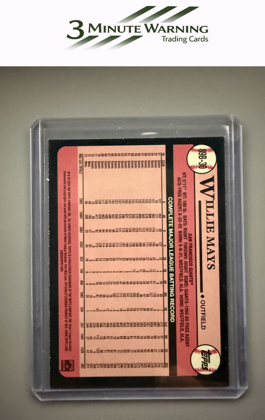 2024 Topps #89B-30 Willie Mays 1989 Topps Baseball 35th Anniversary (Series One)