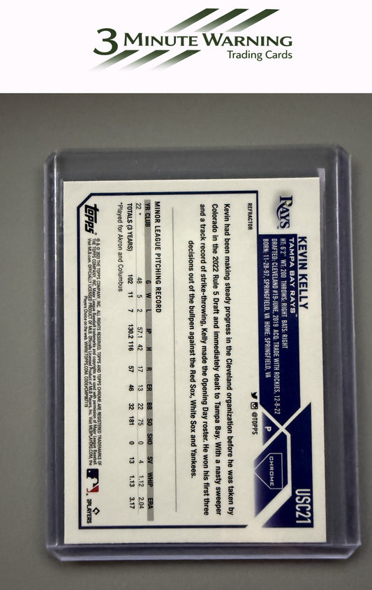 2023 Topps Chrome Update #USC21 Kevin Kelly Refractor