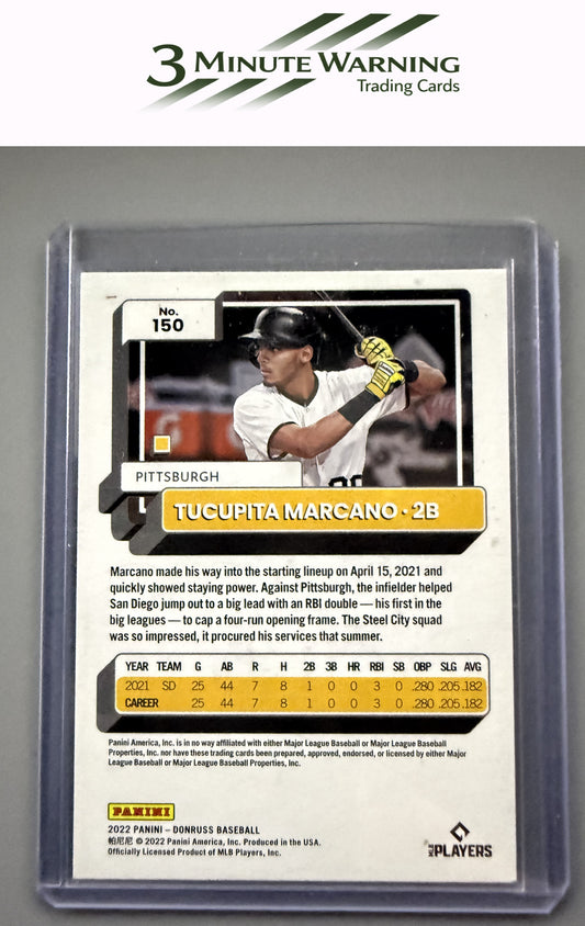 2022 Donruss #150 Tucupita Marcano Holo Purple