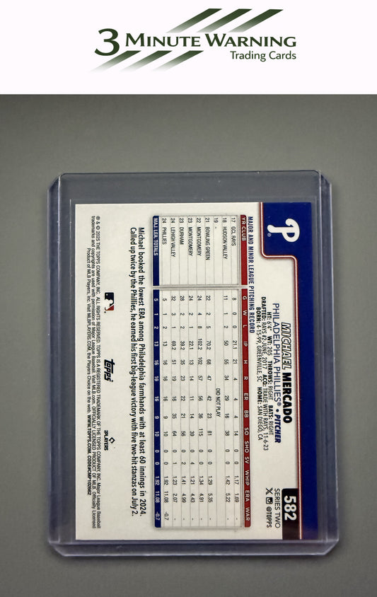 2025 Topps #582 Michael Mercado