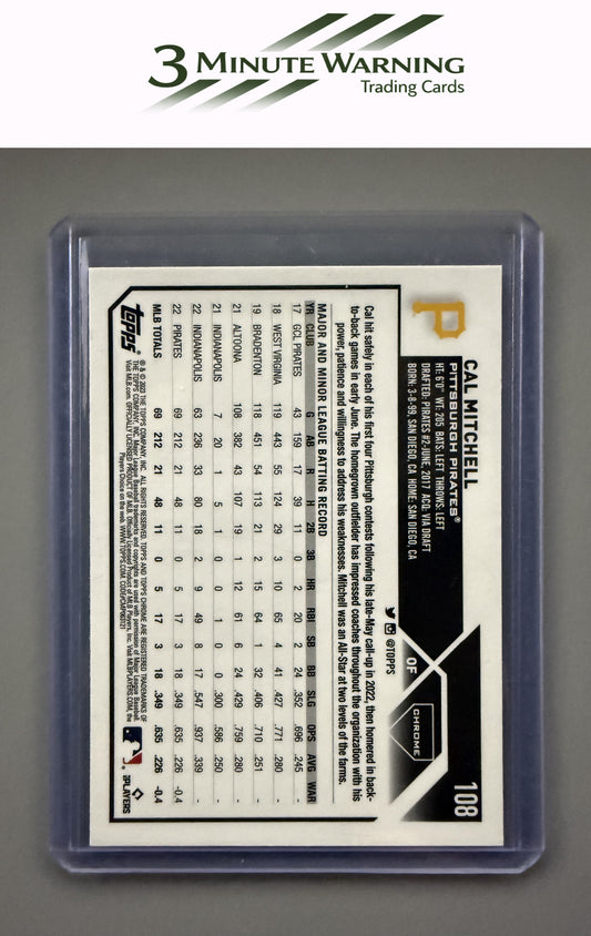 2023 Topps Chrome #108 Cal Mitchell