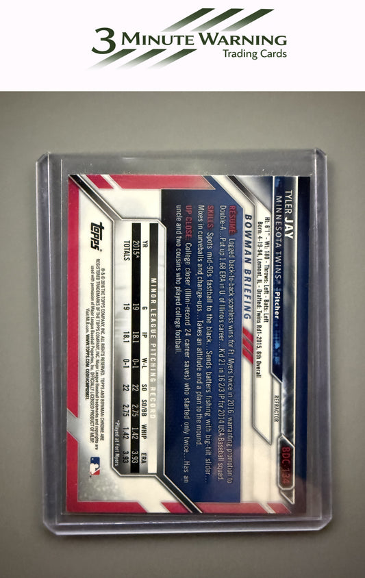 2016 Bowman Draft #BDC-134 Tyler Jay Chrome Refractor