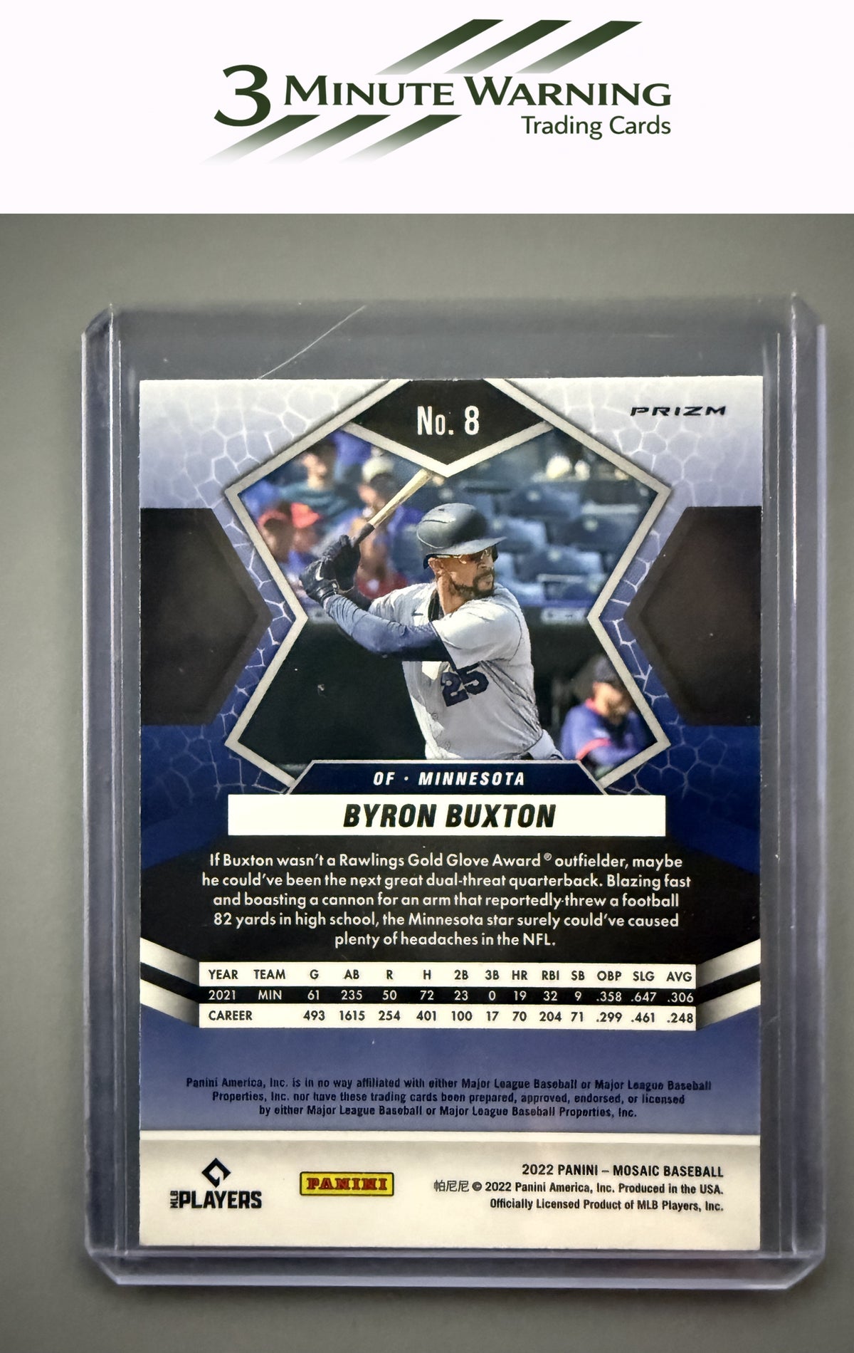 2022 Panini Mosaic #8 Byron Buxton Mosaic