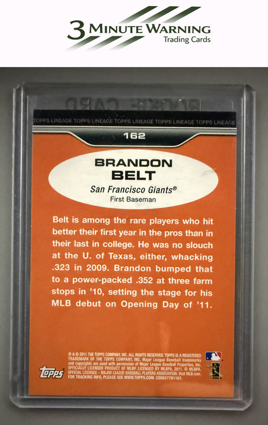 2011 Topps Lineage #162 Brandon Belt