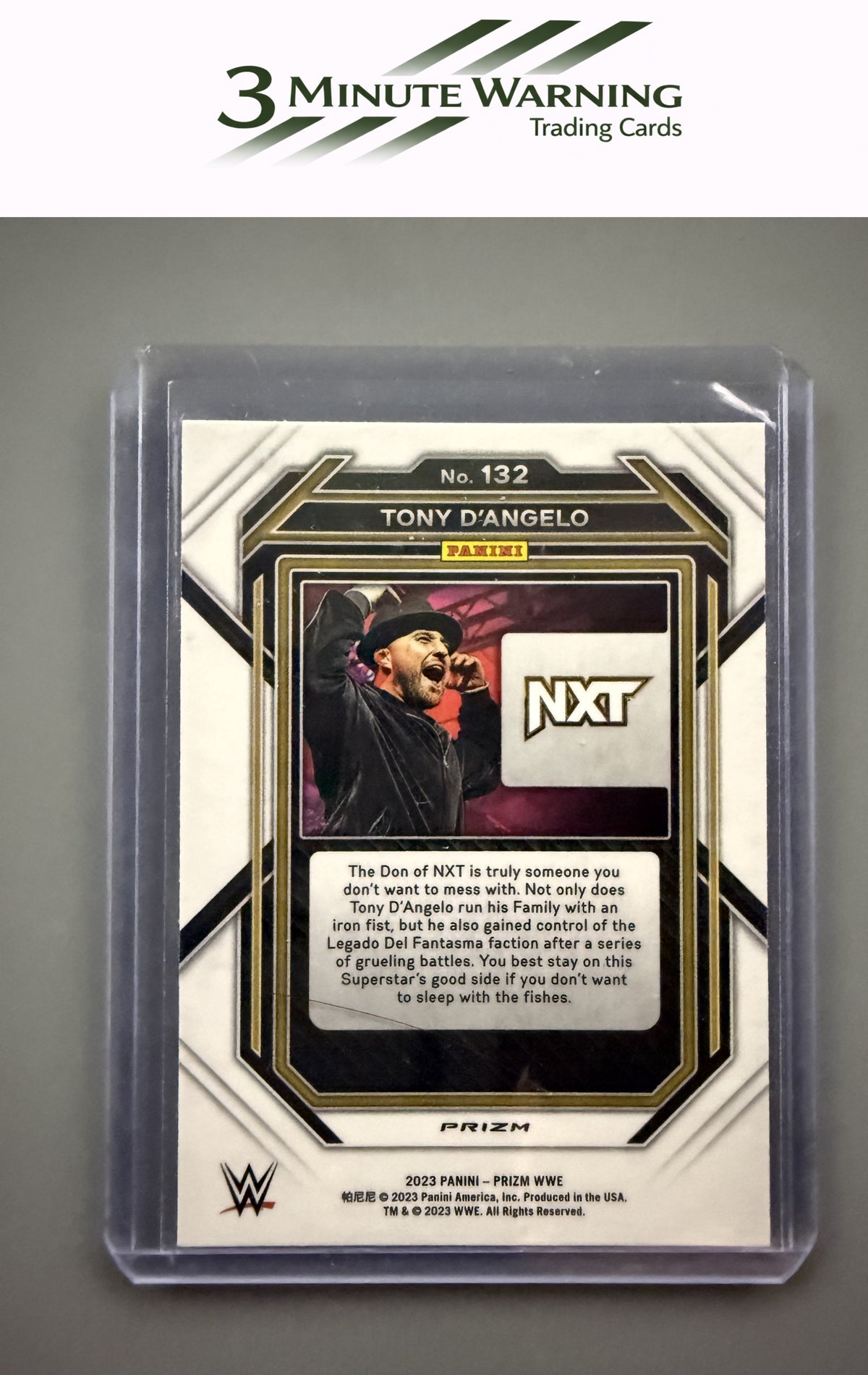 2023 Panini Prizm WWE #132 Tony D'Angelo Ruby Wave