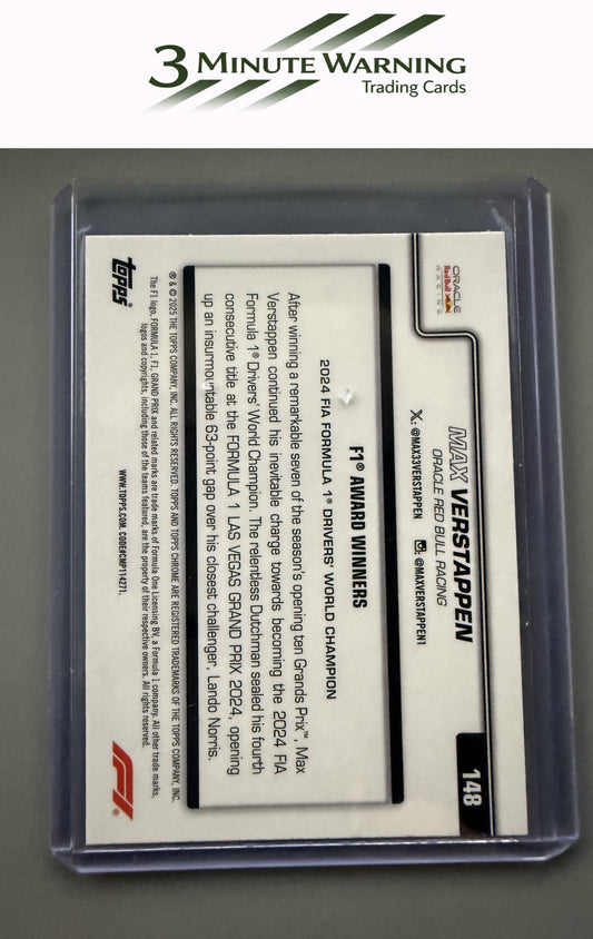 2025 Topps Chrome Formula 1 #148 Max Verstappen