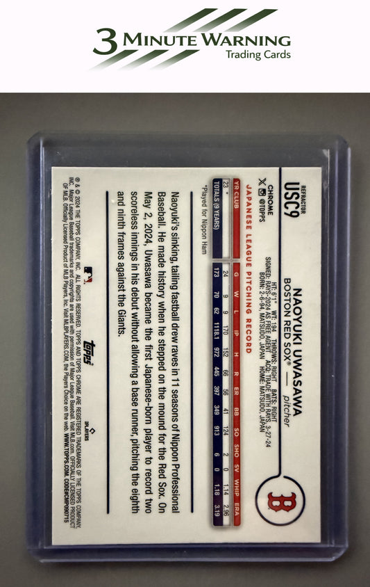 2024 Topps Chrome Update #USC9 Naoyuki Uwasawa Refractor