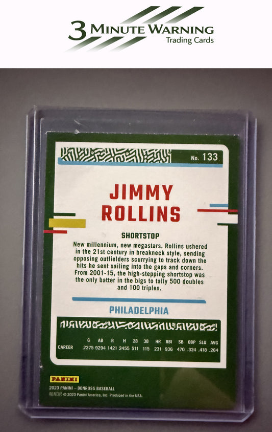 2023 Donruss #133 Jimmy Rollins Holo Pink