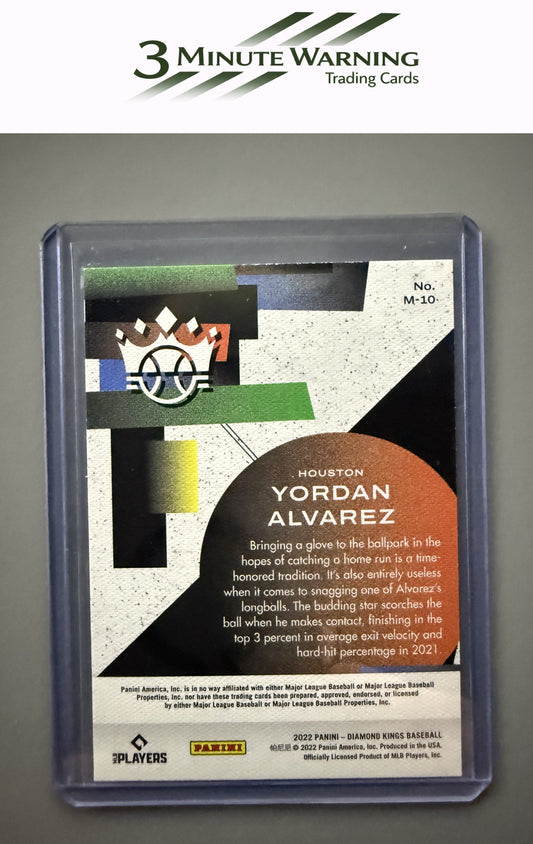 2022 Panini Diamond Kings #M-10 Yordan Alvarez Maestros