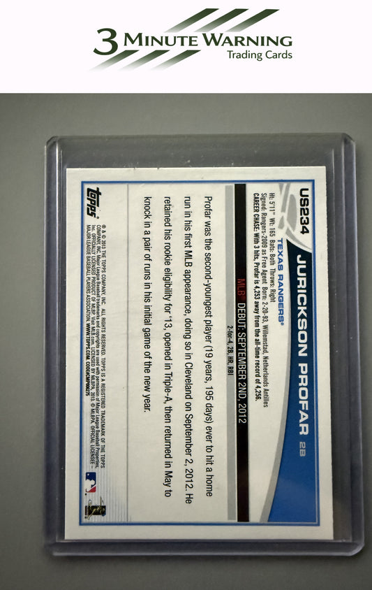 2013 Topps Update #US234 Jurickson Profar