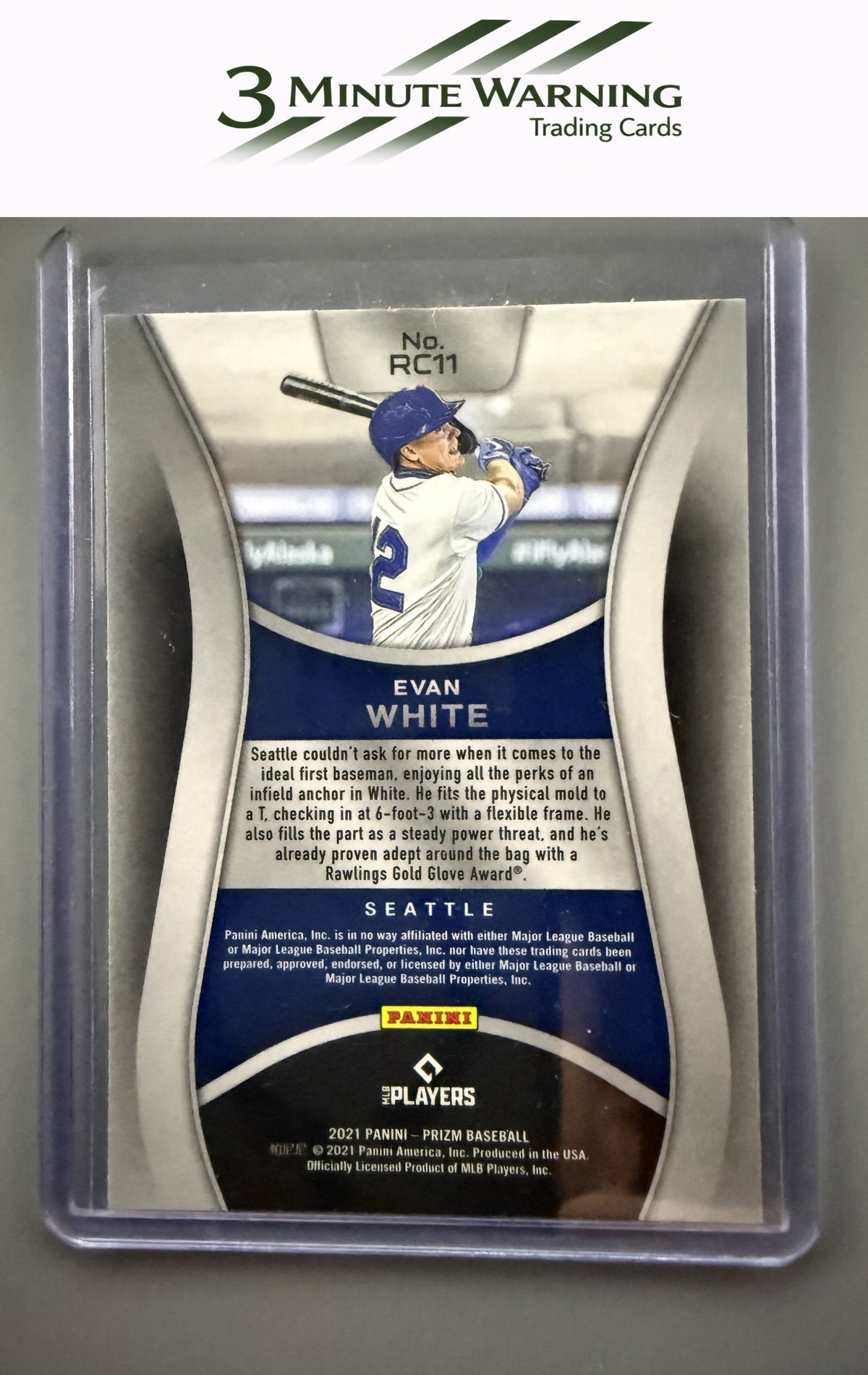 2021 Panini Prizm #RC11 Evan White Rookie Class