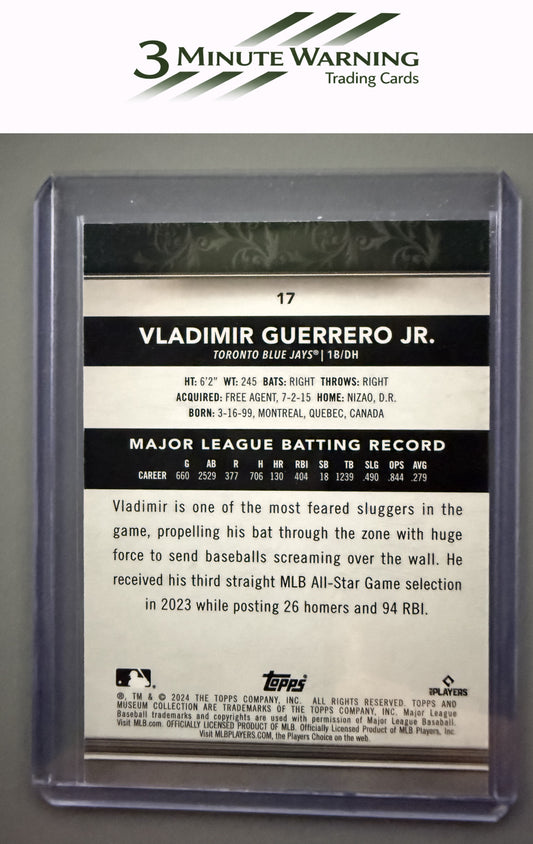 2024 Topps Museum Collection #17 Vladimir Guerrero Jr.