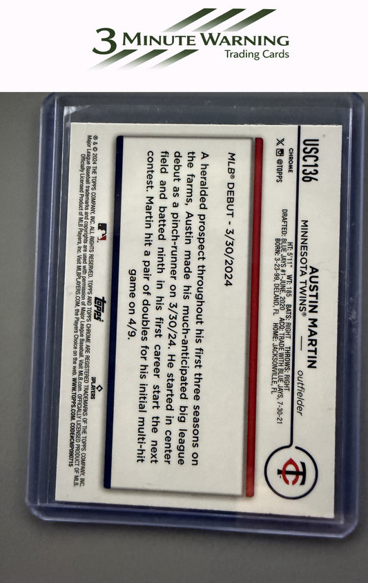 2024 Topps Chrome Update #USC136 Austin Martin