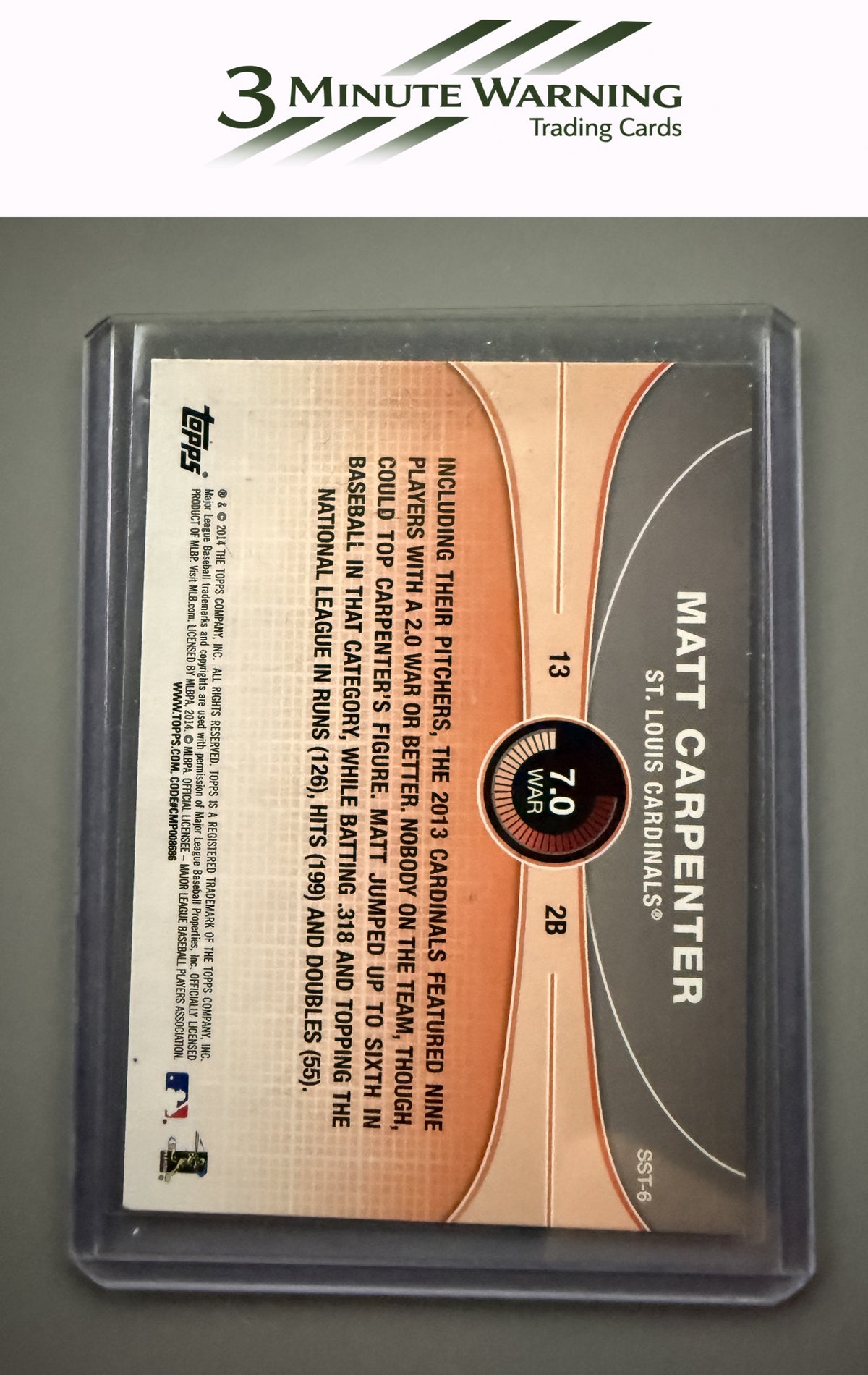 2014 Topps #SST-6 Matt Carpenter Saber Stars