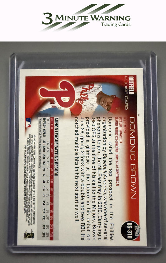 2010 Topps Update #US-318 Domonic Brown