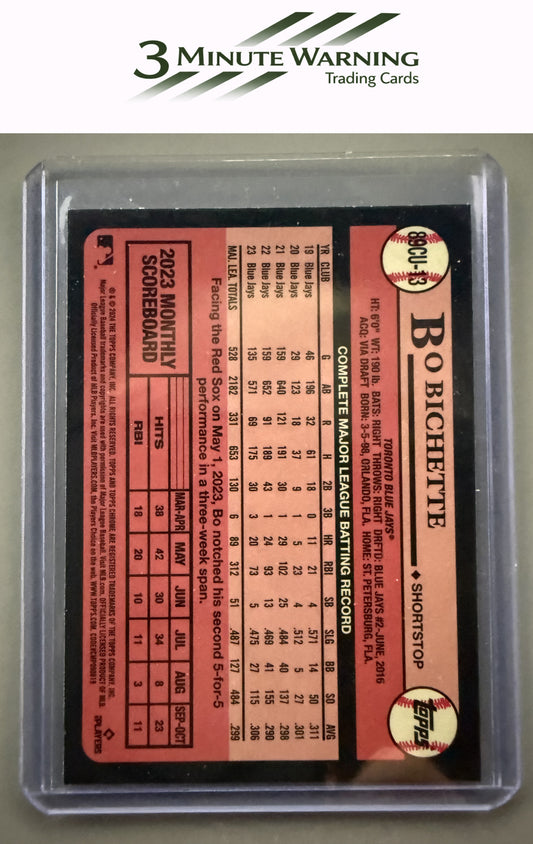 2024 Topps Chrome Update #89CU-13 Bo Bichette 1989 Topps Baseball