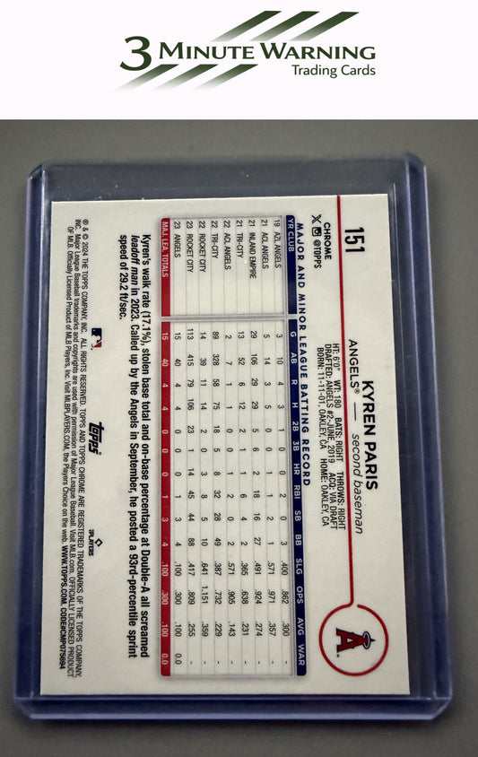 2024 Topps Chrome #151 Kyren Paris