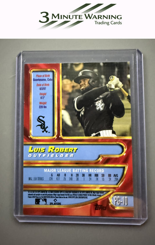 2022 Topps UK Edition #PG-10 Luis Robert 1997-98 Merlin Premier Gold Redux