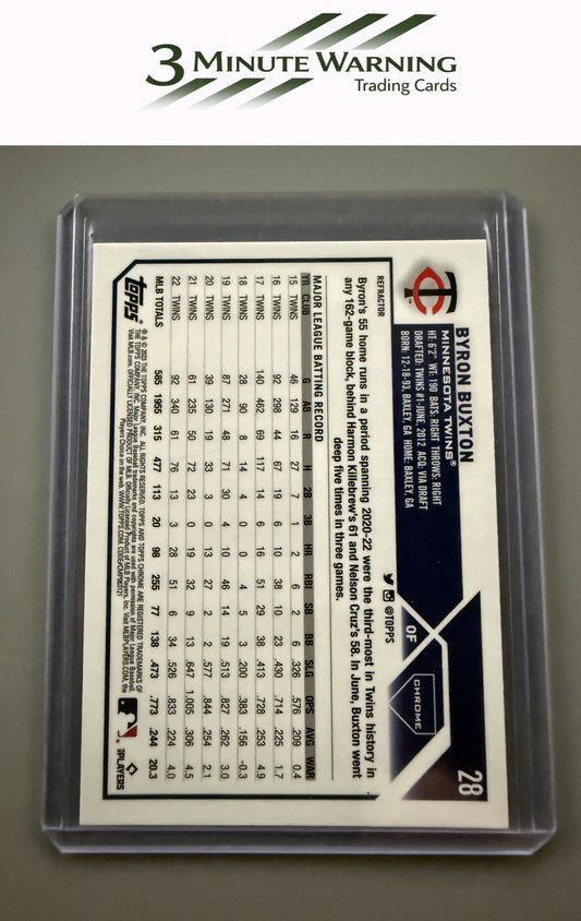 2023 Topps Chrome #28 Byron Buxton Refractor