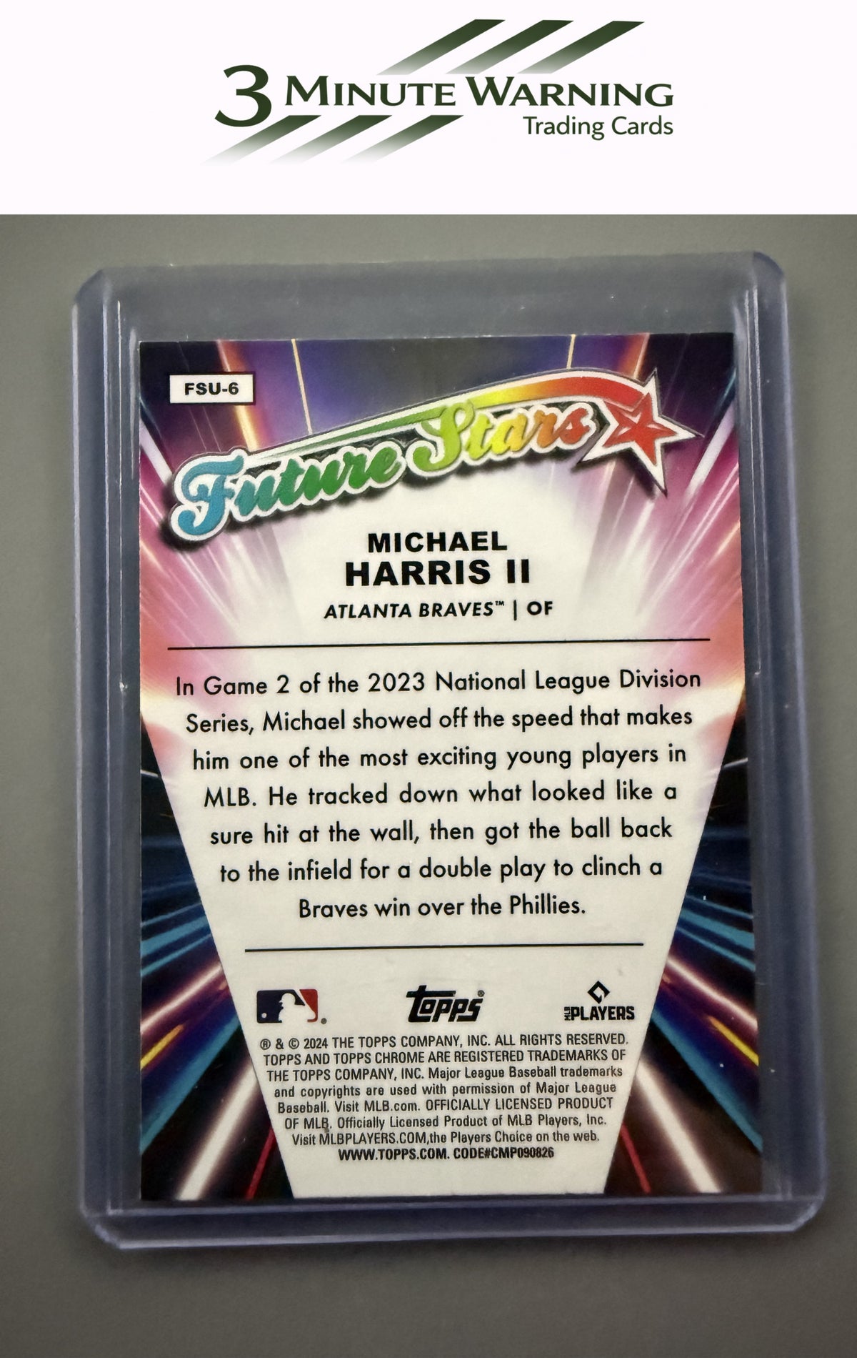 2024 Topps Chrome Update #FSU-6 Michael Harris II Future Stars