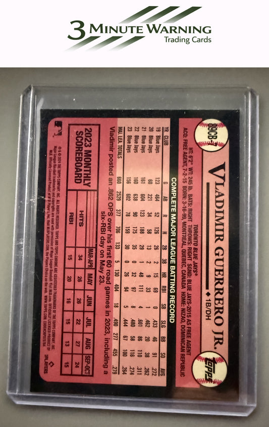 2024 Topps Chrome #89CB-7 Vladimir Guerrero Jr. 1989 Topps Baseball
