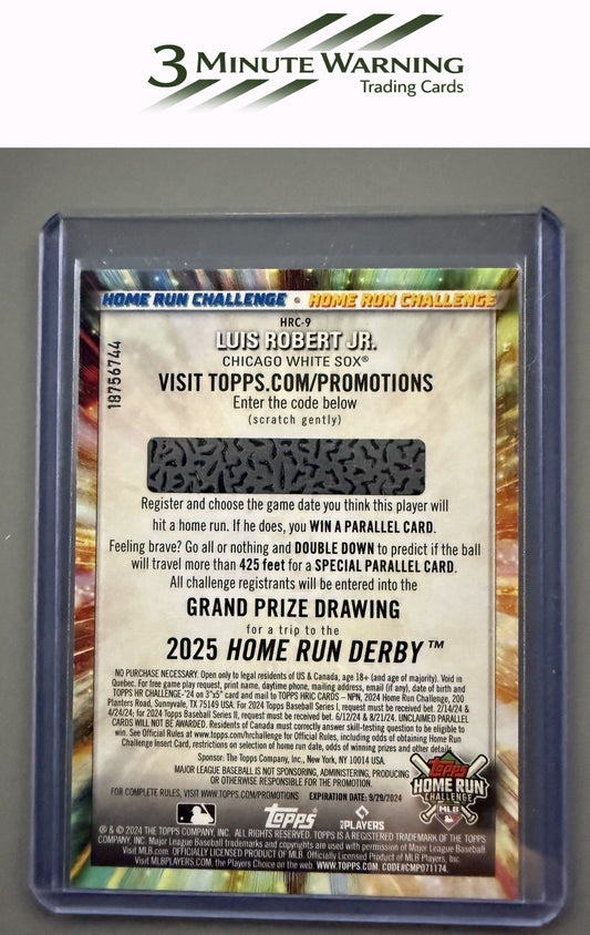 2024 Topps #HRC-9 Luis Robert Jr. Home Run Challenge (Series One)