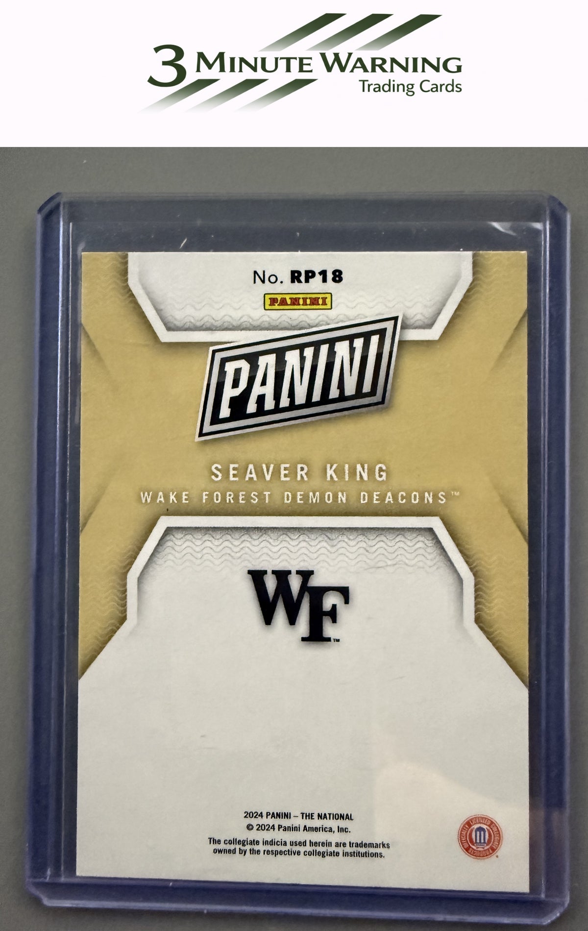 2024 Panini NSCC Redemption #RP18 Seaver King Insert Foil