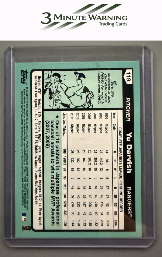 2012 Topps Archives #119 Yu Darvish
