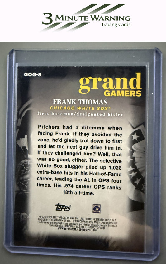 2024 Topps #GOG-8 Frank Thomas Grand Gamers