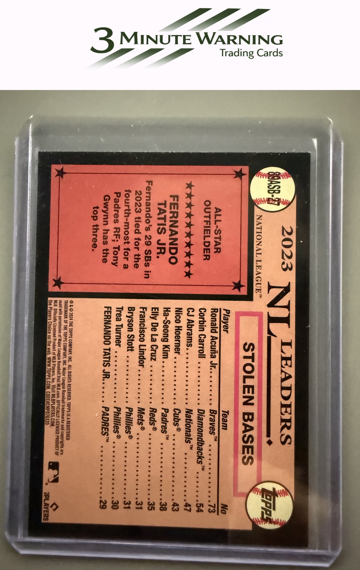 2024 Topps #89ASB-27 Fernando Tatis Jr. 1989 Topps Baseball
