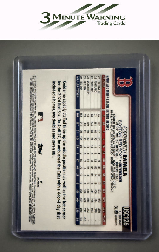 2025 Topps Chrome Update #USC126 Ceddanne Rafaela X-Fractors