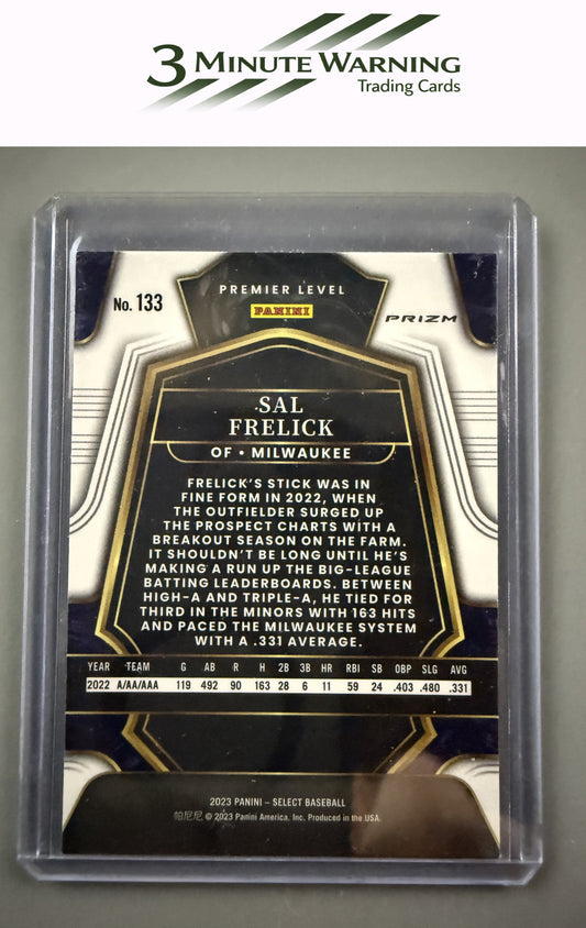 2023 Panini Select #133 Sal Frelick Orange Flash Prizm