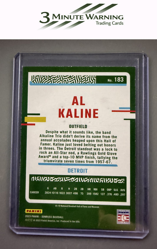 2023 Donruss #183 Al Kaline Holo Blue