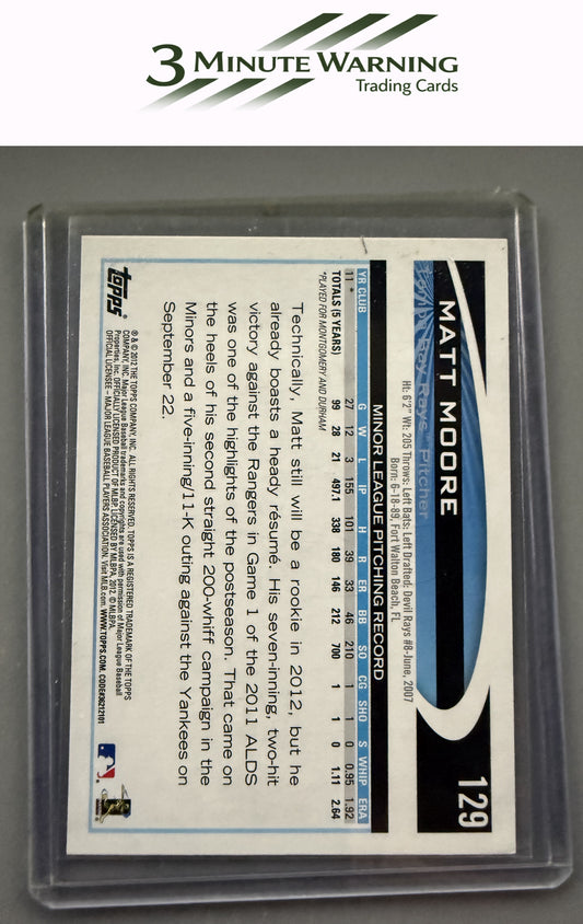 2012 Topps #129b Matt Moore