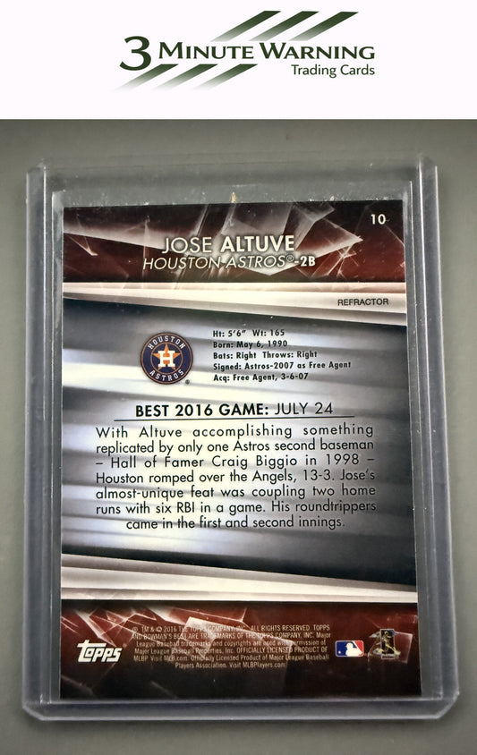 2016 Bowman's Best #10 Jose Altuve Refractor