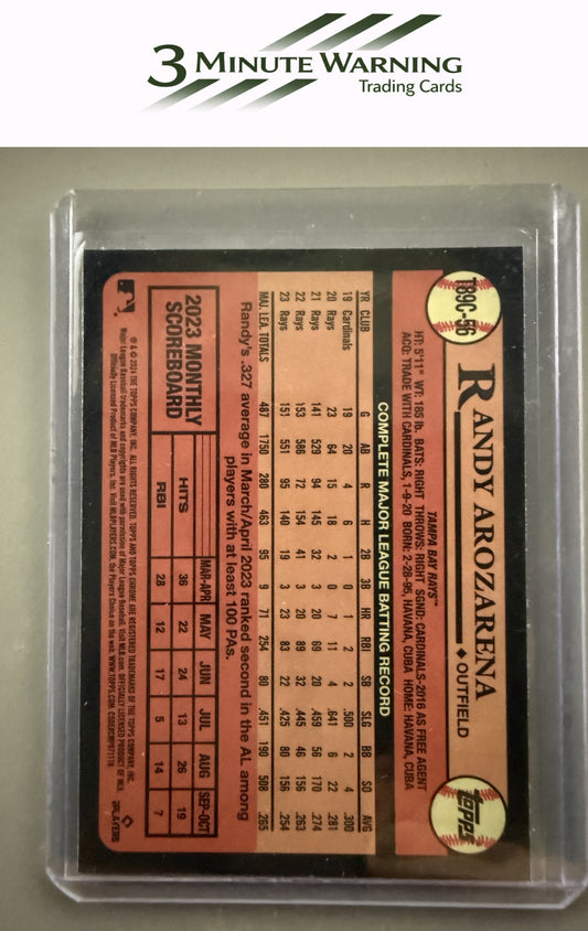 2024 Topps #T89C-56 Randy Arozarena 1989 Topps Baseball 35th Anniversary Chrome