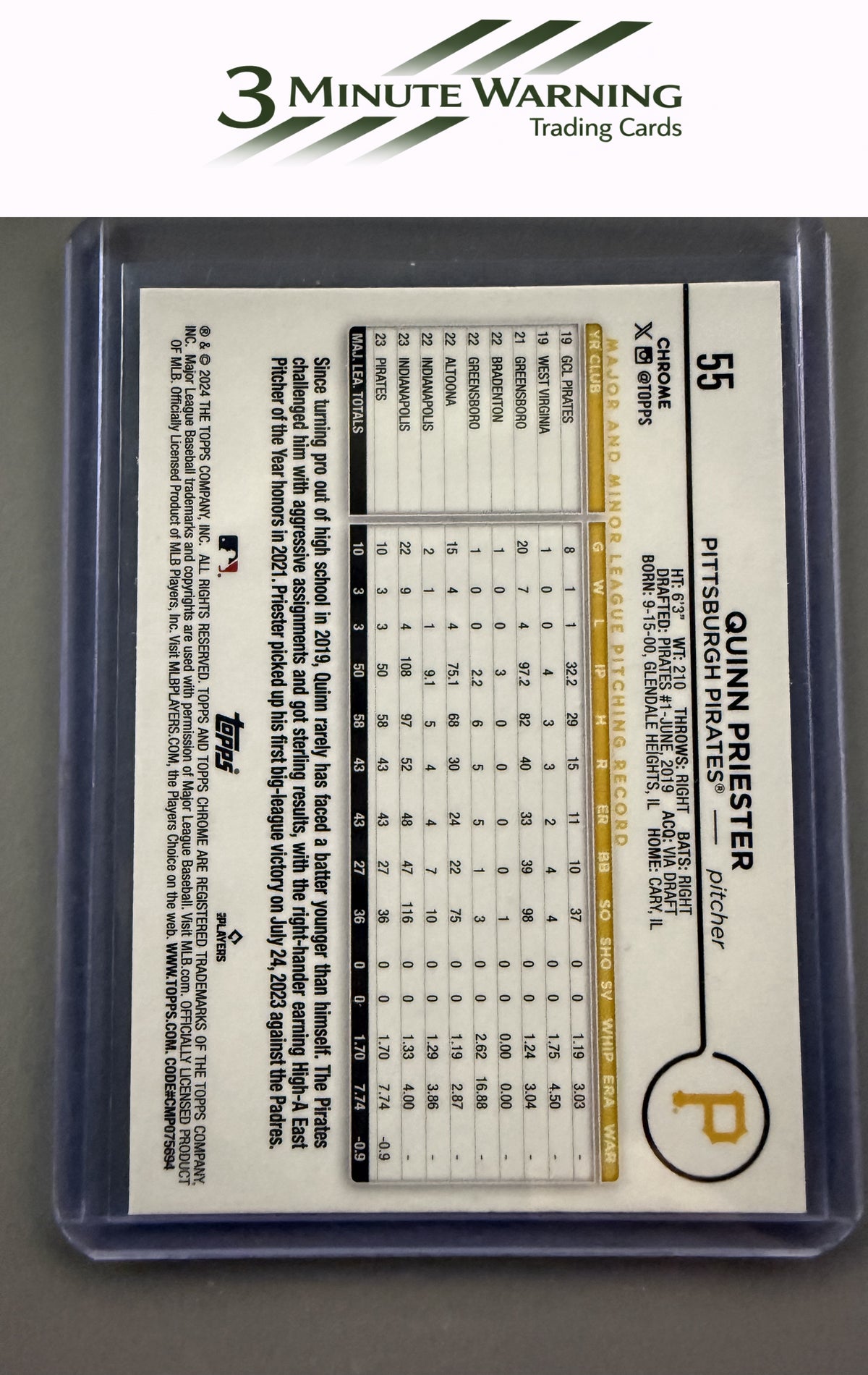 2024 Topps Chrome #55 Quinn Priester