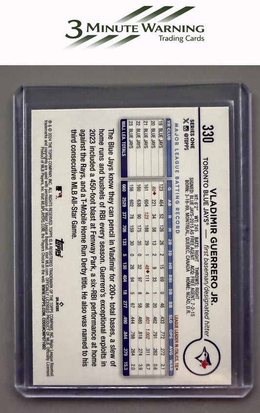 2024 Topps #330 Vladimir Guerrero Jr. Rainbow Foil