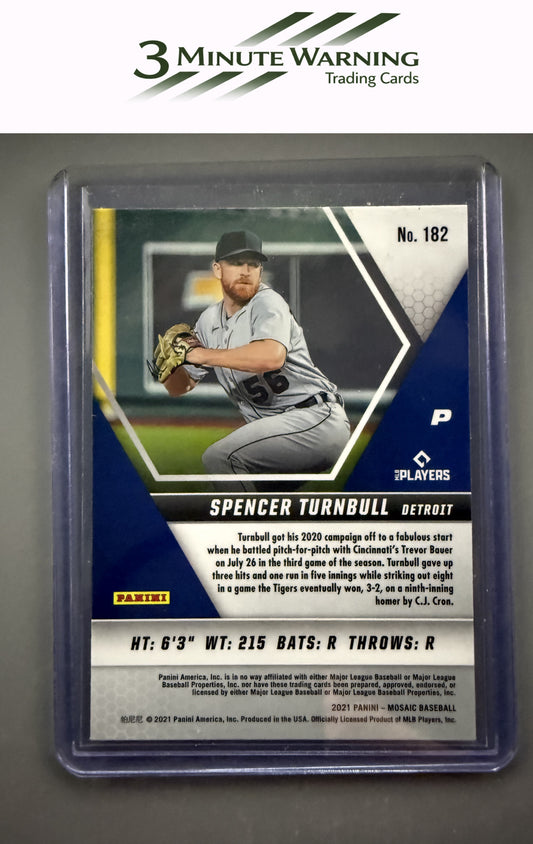 2021 Panini Mosaic #182 Spencer Turnbull