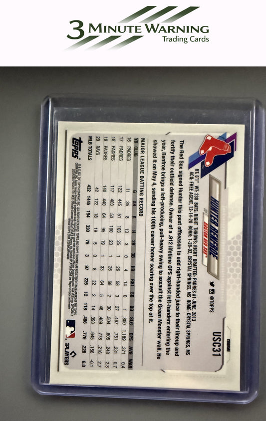 2021 Topps Chrome Update #USC31 Hunter Renfroe