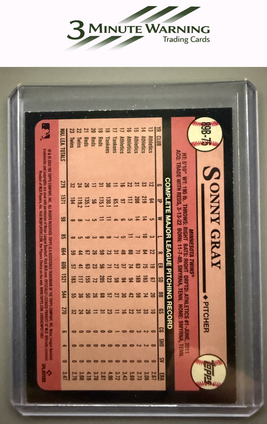 2024 Topps #89B-75 Sonny Gray 1989 Topps Baseball 35th Anniversary (Series One)