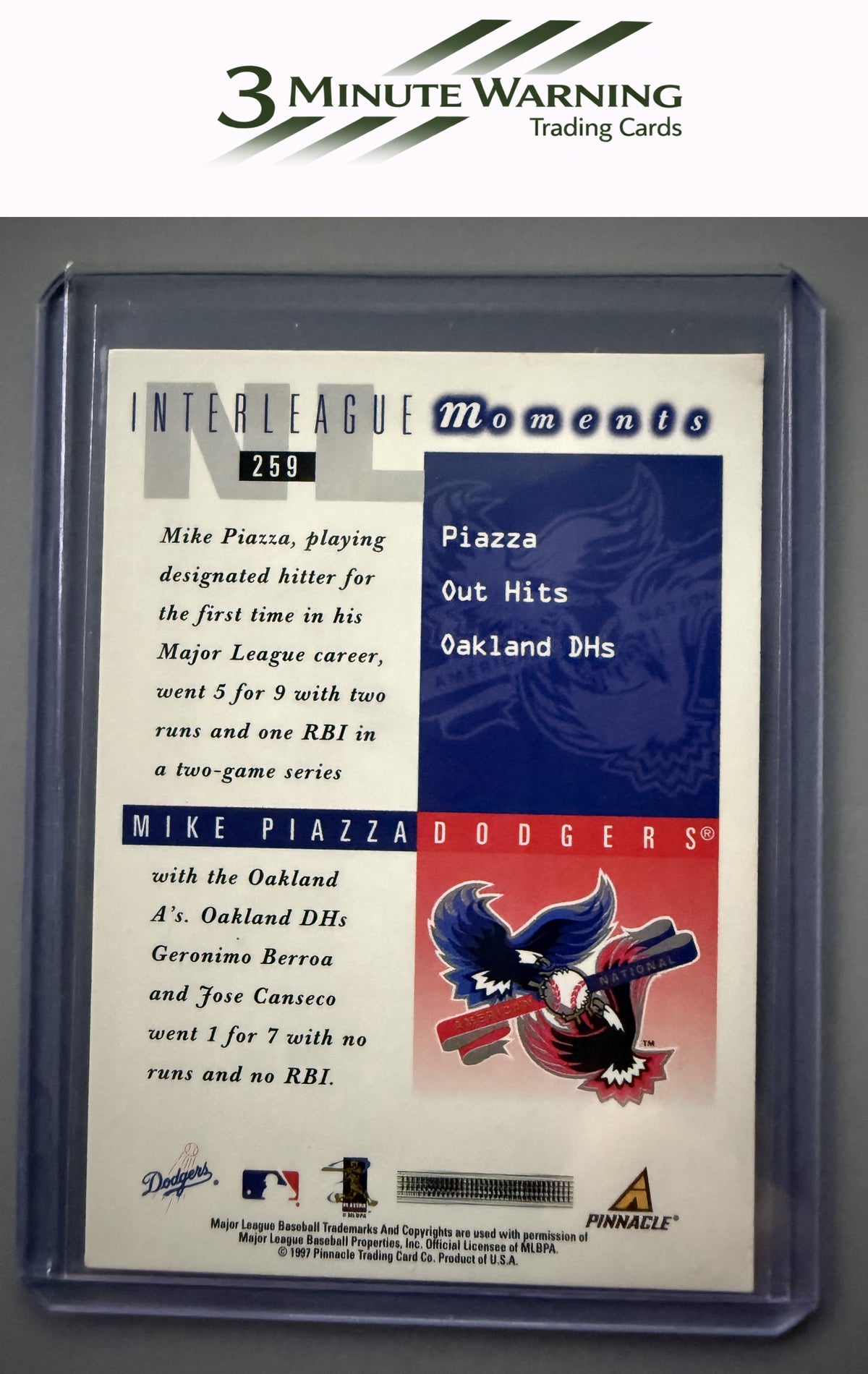 1998 Score #259 Mike Piazza