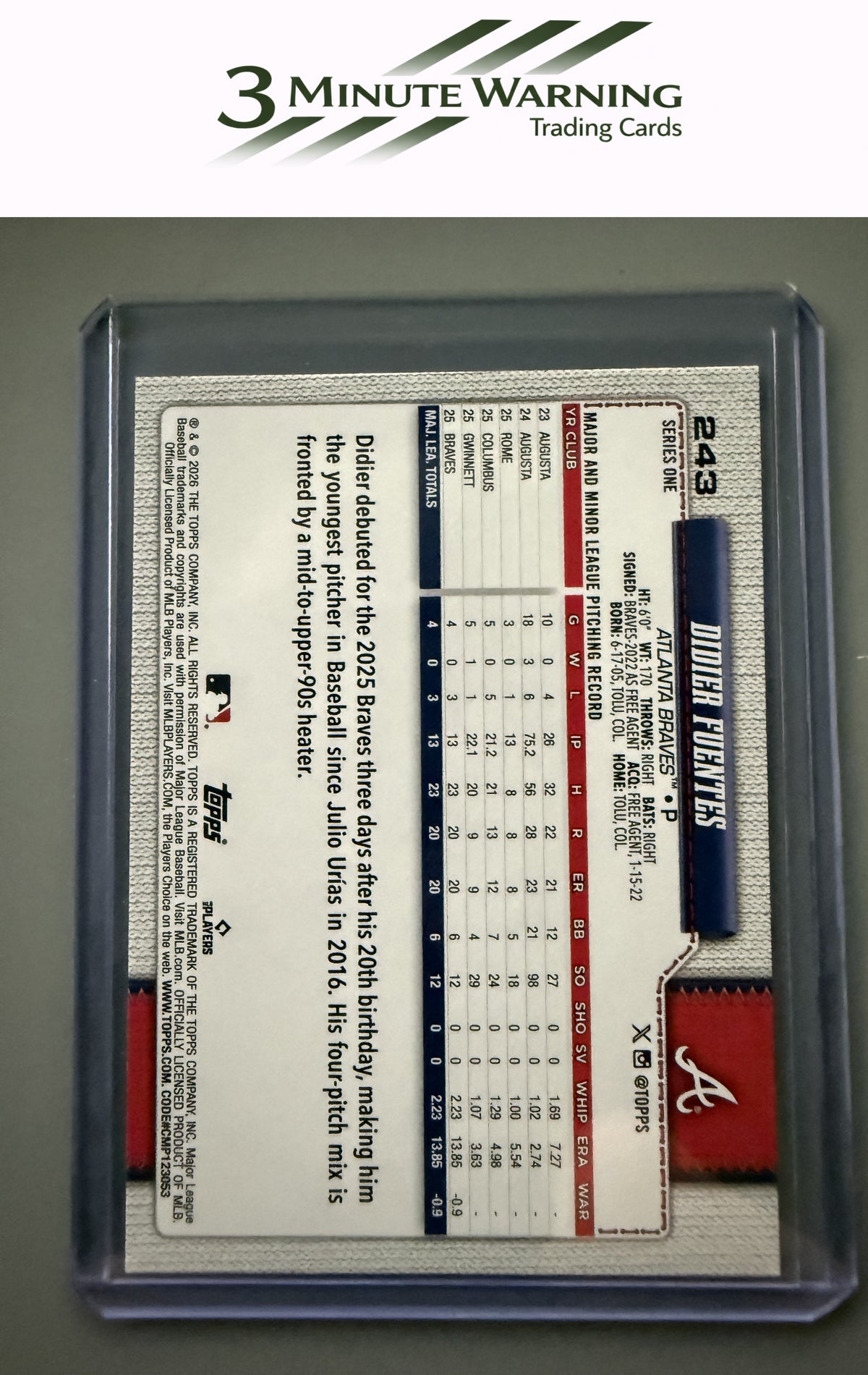 2026 Topps #243 Didier Fuentes